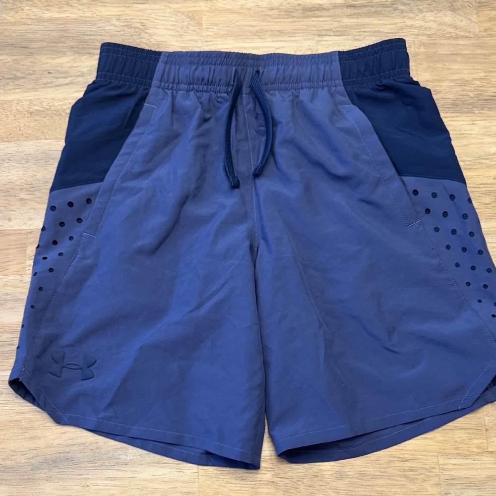 Lightweight Under Armour Kids Navy Athletic Shorts